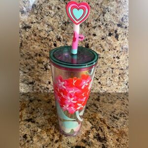 Starbucks 24 oz “Hydrangeas & Hearts Cold Cup”